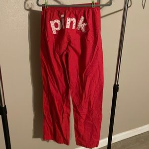 Victoria’s Secret PINK Red Polka Dot Pajama Pants